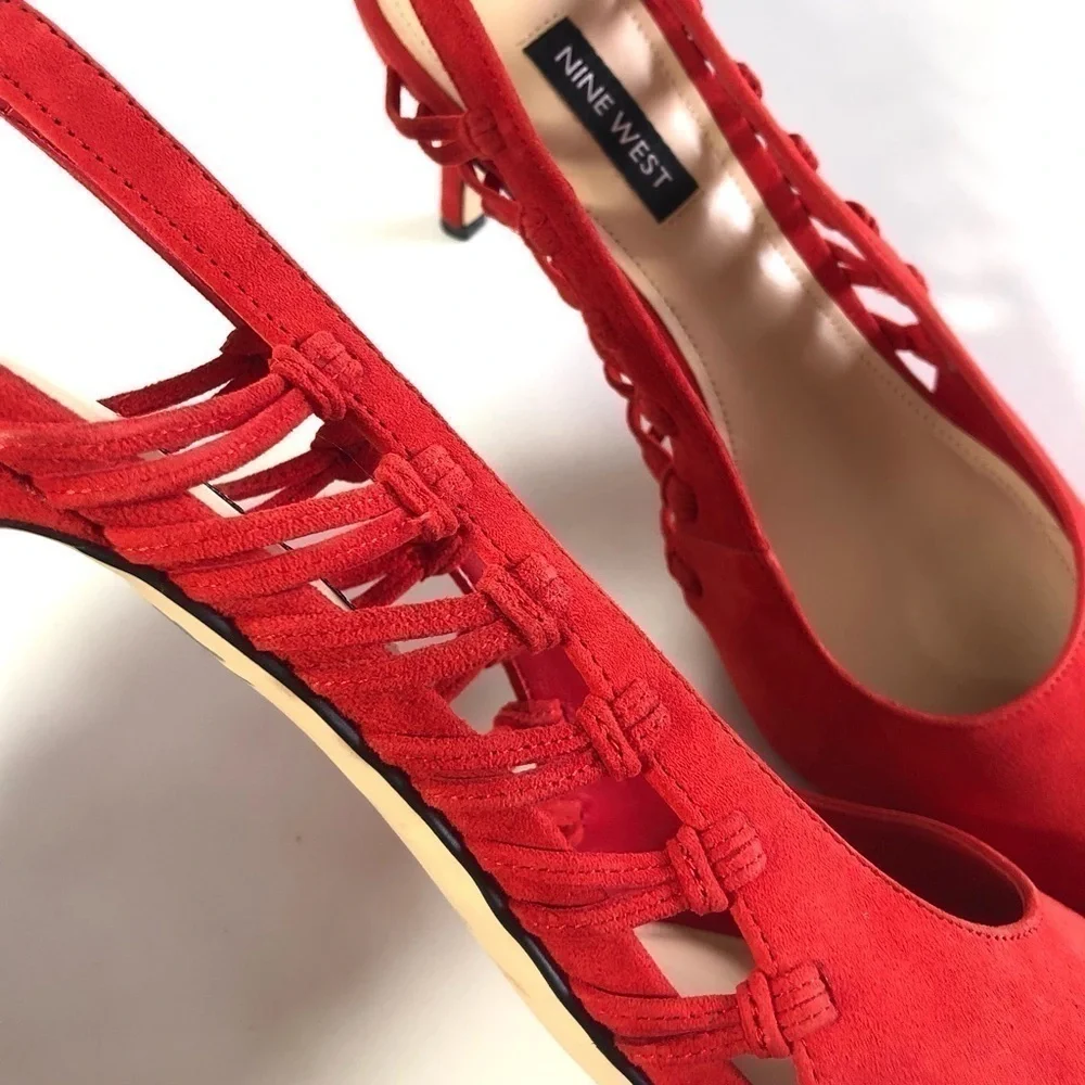 Nine West Milia Slingback Side Cutout Pump